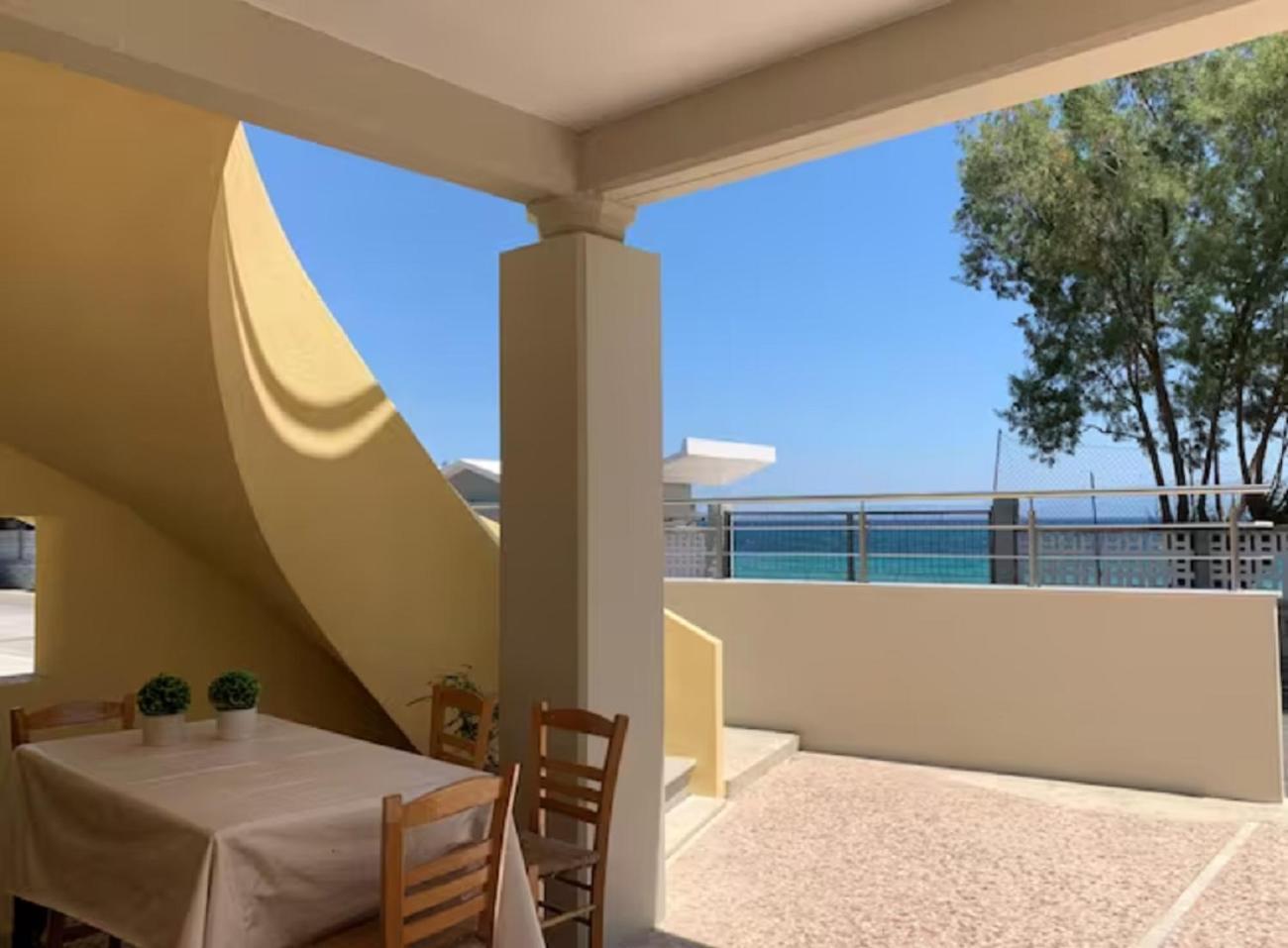 Blue Flag Award Winning Ormos Lo Beach: Home 1 Vrontados Luaran gambar